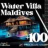 100+ водная вилла на Мальдивах для Procreate